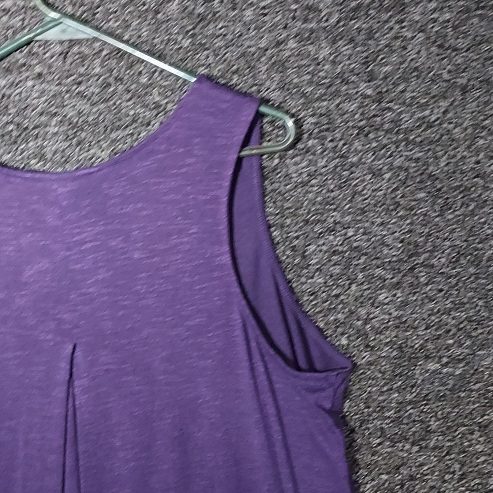 Faded Glory 2X (18W 20W) Purple Tank Top Shirt - Picture 11 of 13